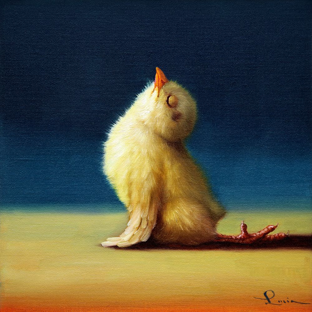 Yoga Chick Upward Dog art print by Lucia Heffernan for $57.95 CAD