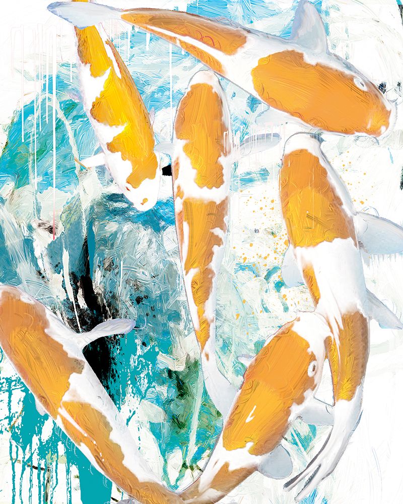 Winter Koi 2 art print by Porter Hastings for $57.95 CAD