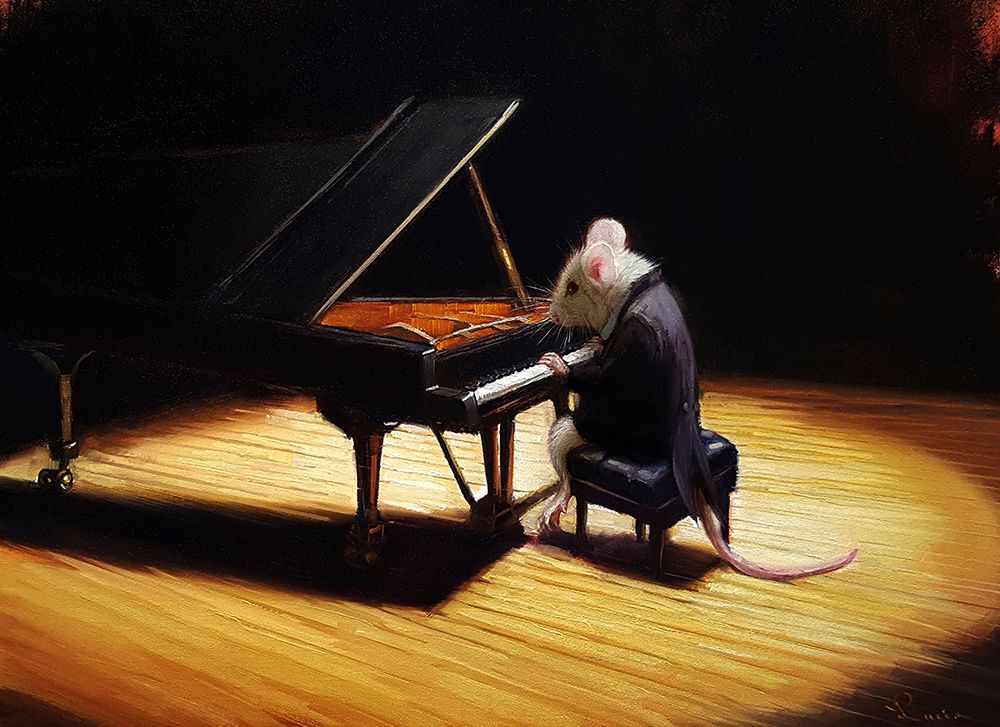 Little Pianist art print by Lucia Heffernan for $57.95 CAD