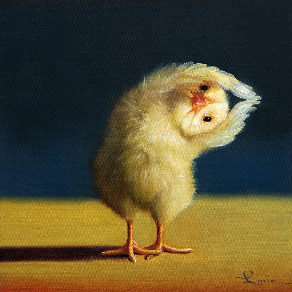 Yoga Chick Half Moon art print by Lucia Heffernan for $57.95 CAD