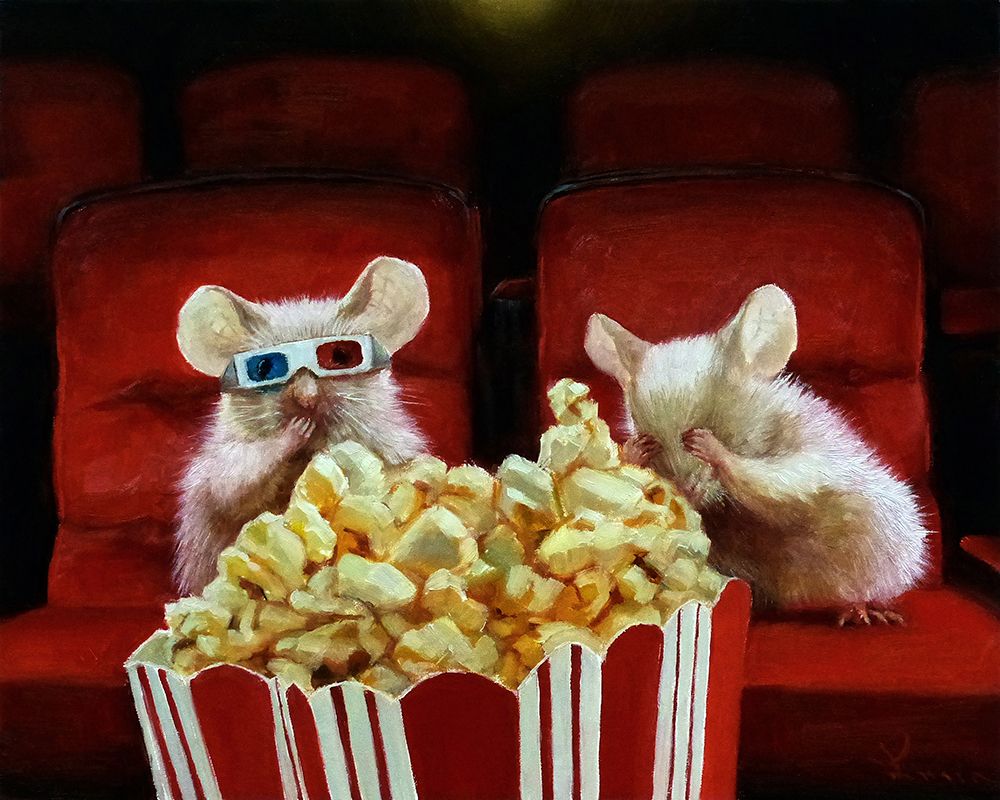 Movie Night 2 art print by Lucia Heffernan for $57.95 CAD