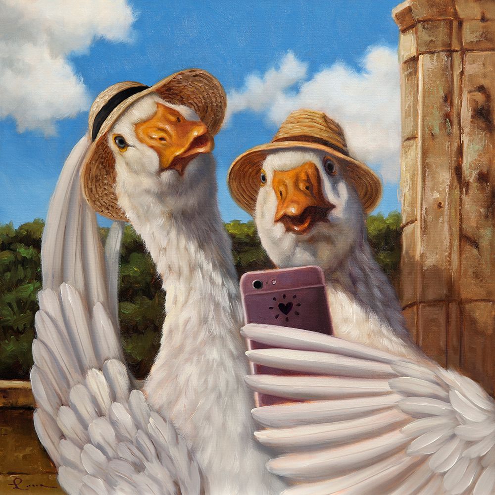 Duck Face art print by Lucia Heffernan for $57.95 CAD