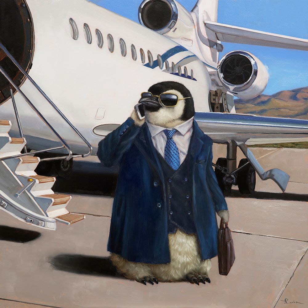 VIP - Very Important Penguin art print by Lucia Heffernan for $57.95 CAD