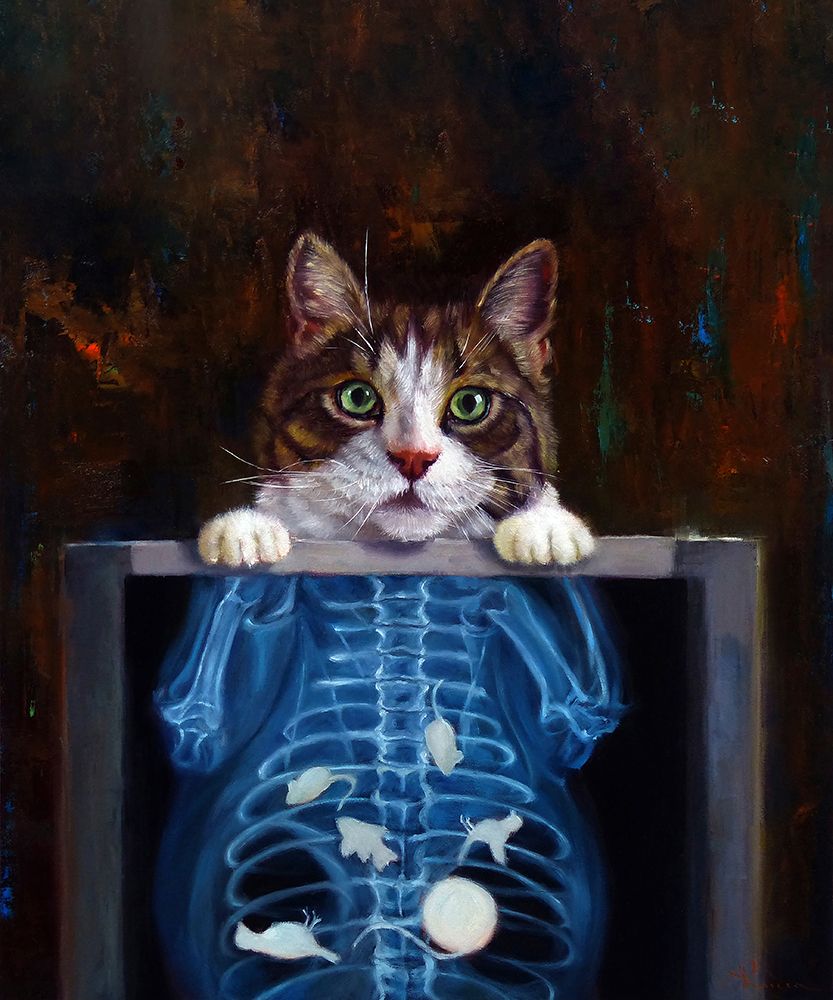 Cat Scan art print by Lucia Heffernan for $57.95 CAD