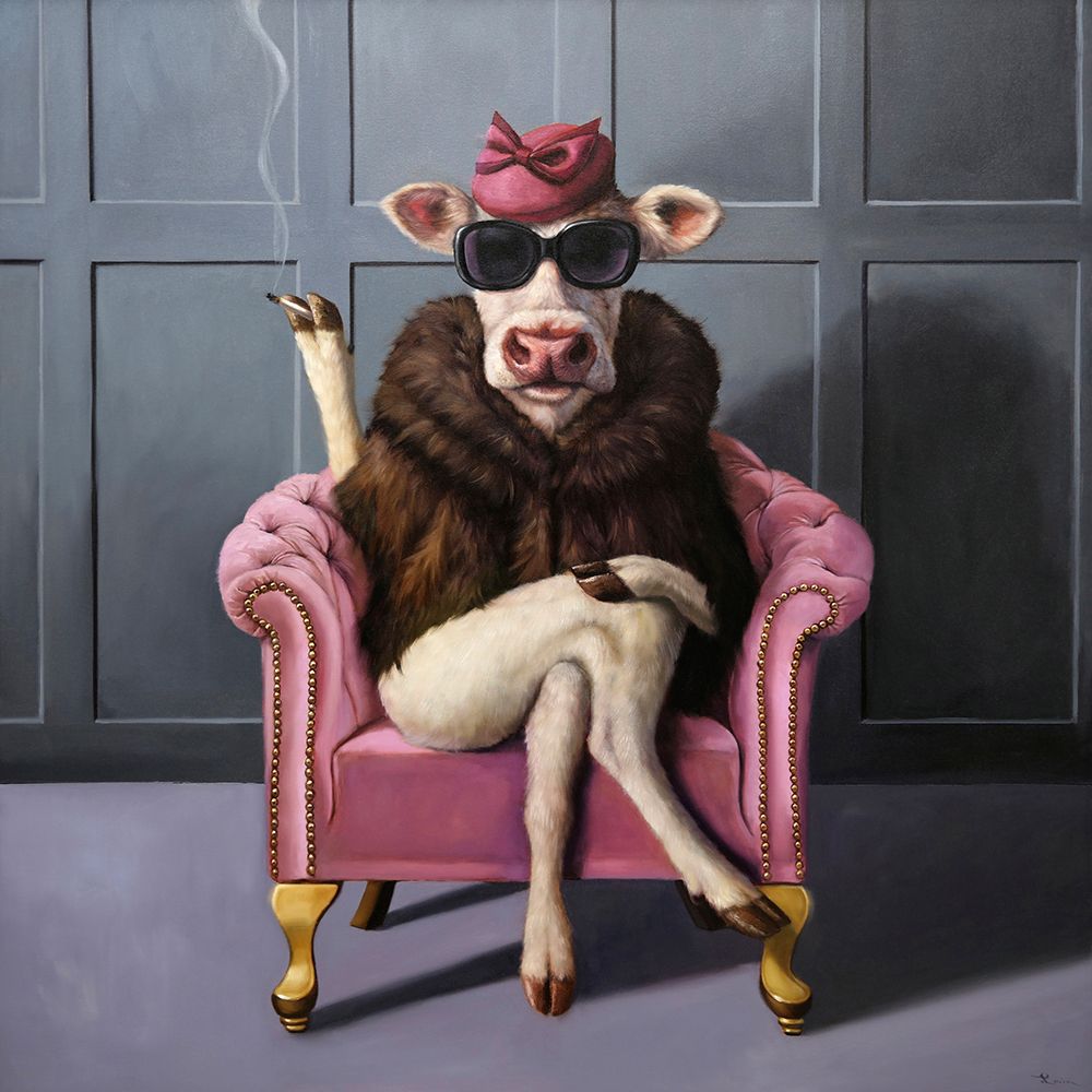 Udder In Law art print by Lucia Heffernan for $57.95 CAD