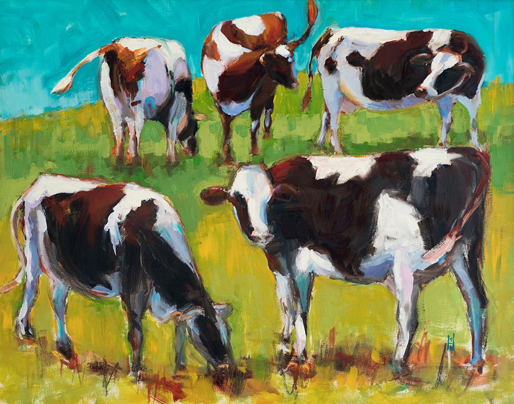 Bovinity art print by Sally Hootnick for $57.95 CAD
