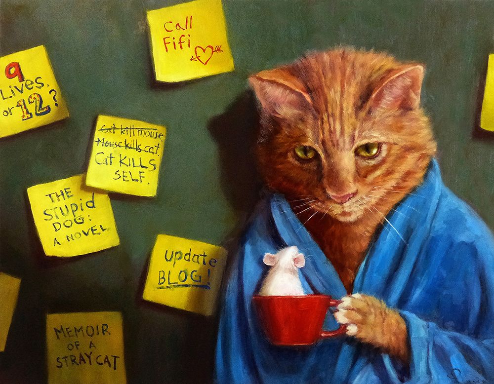 Writers Block art print by Lucia Heffernan for $57.95 CAD