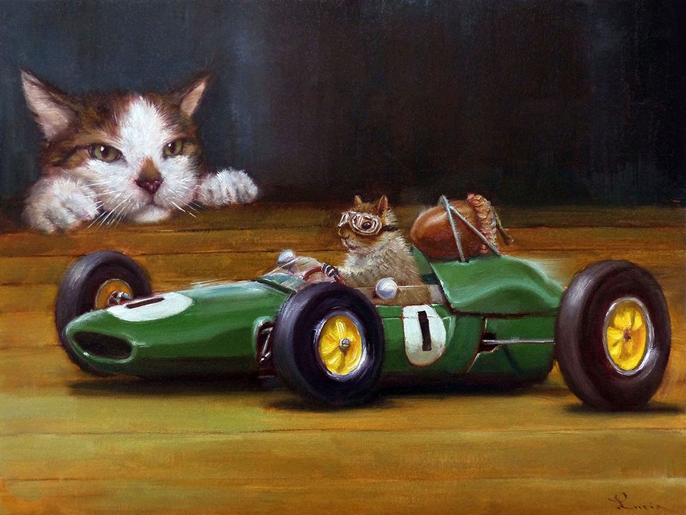 Car Nuts art print by Lucia Heffernan for $57.95 CAD