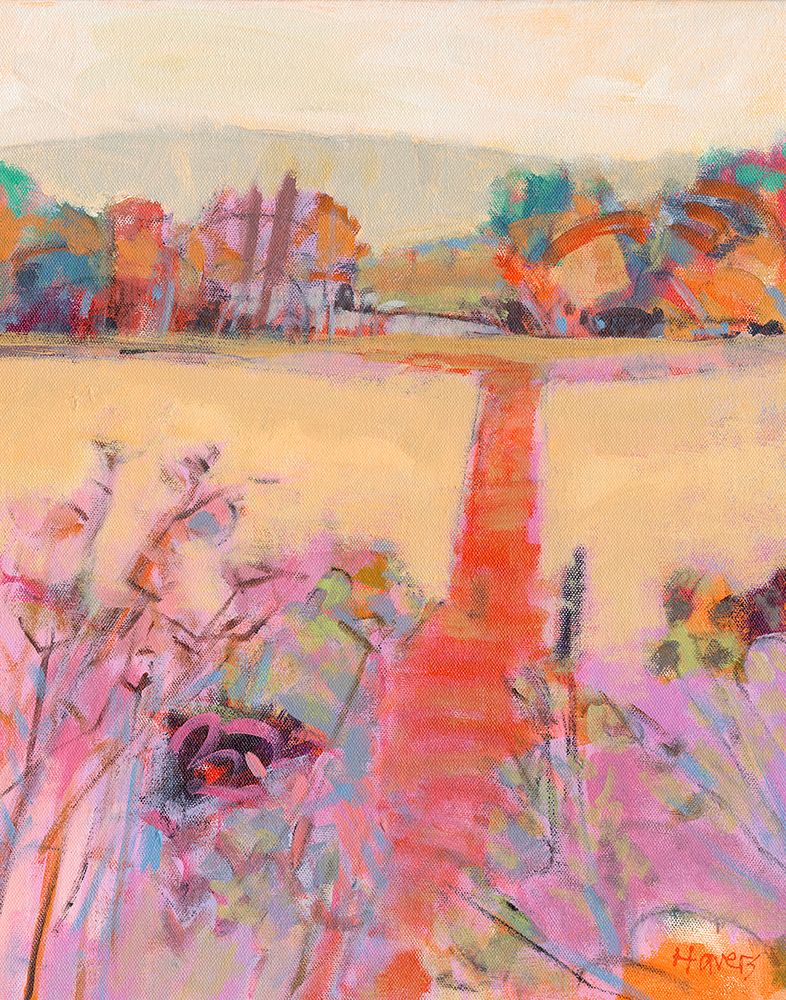 Red Path art print by Chrissie Havers for $57.95 CAD