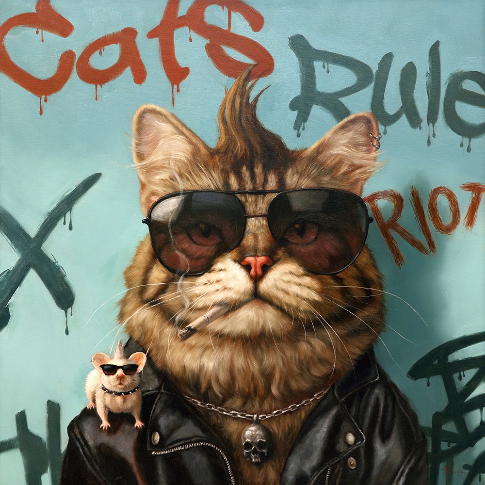Bad Pussy art print by Lucia Heffernan for $57.95 CAD
