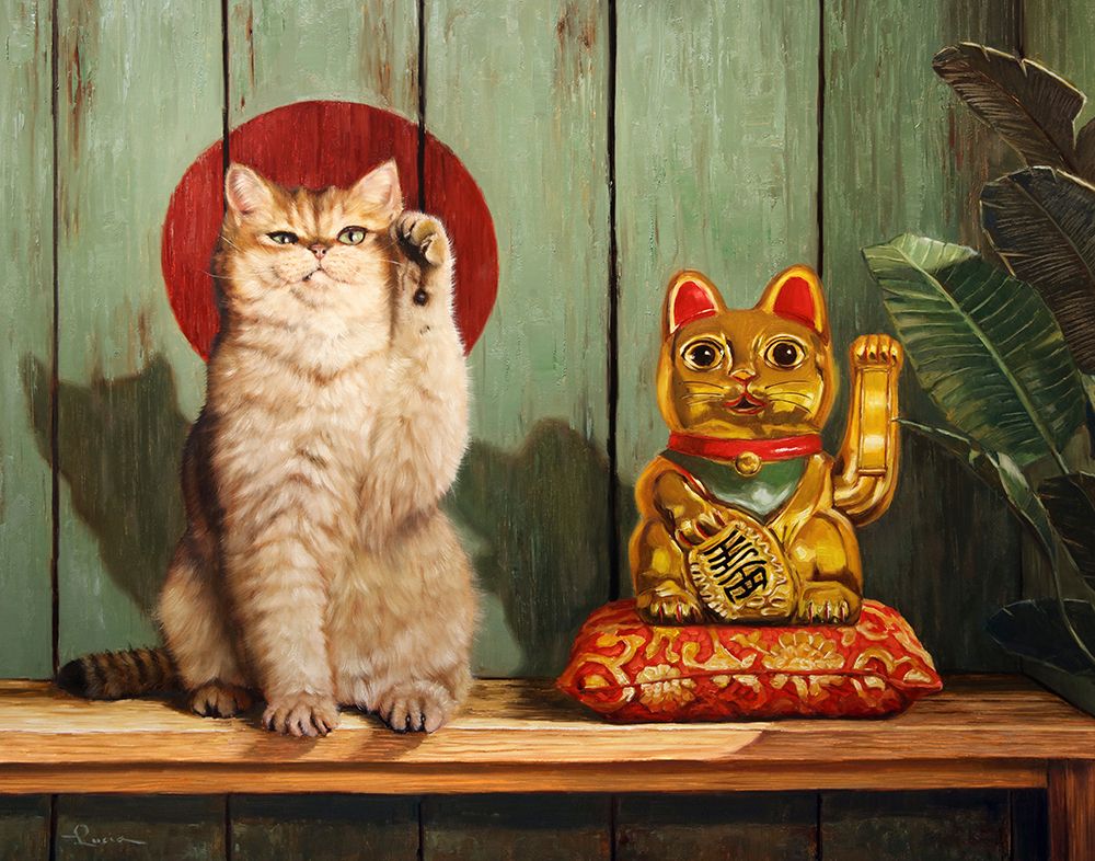 Copy Cat art print by Lucia Heffernan for $57.95 CAD