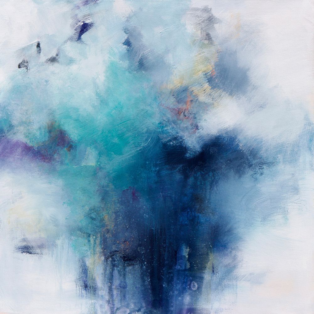 Blue Fusion 2 art print by Karen Hale for $57.95 CAD