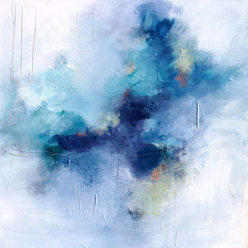 Blue Fusion 3 art print by Karen Hale for $57.95 CAD