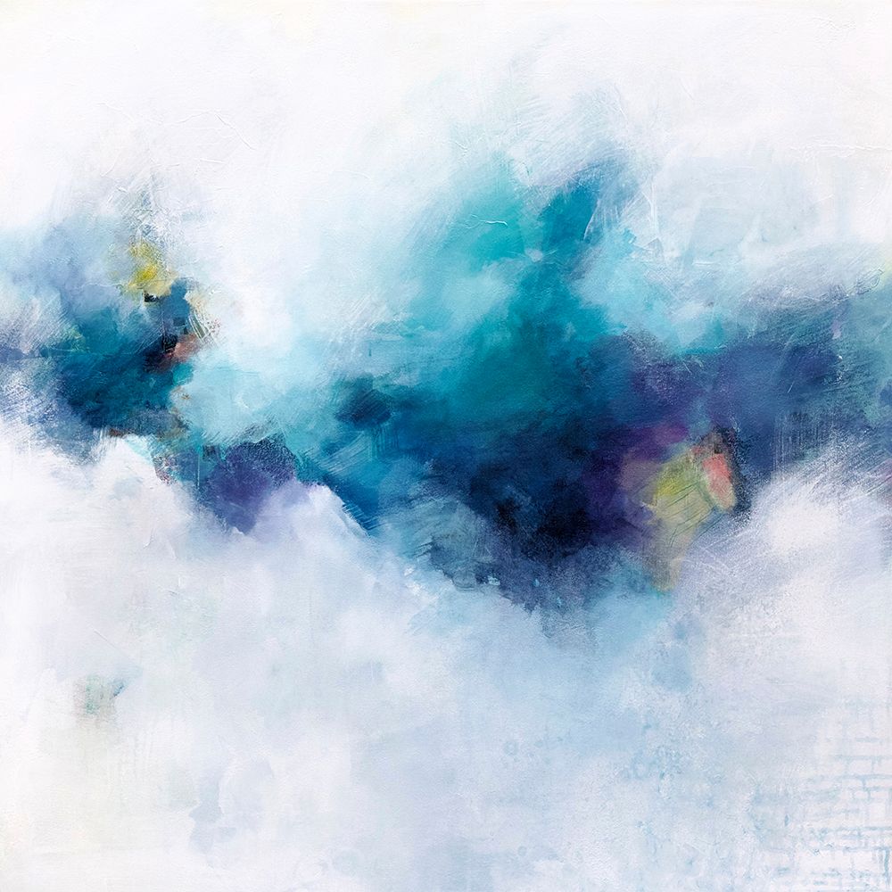 Blue Fusion 4 art print by Karen Hale for $57.95 CAD