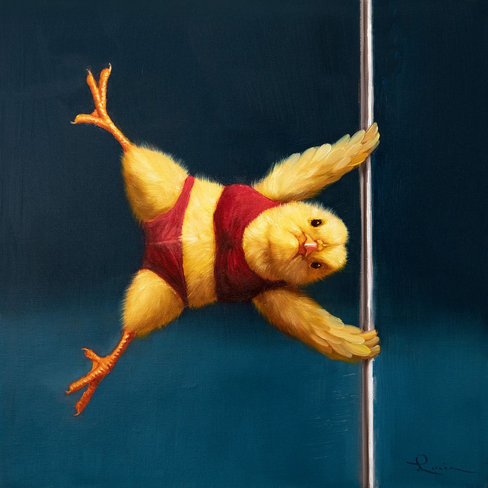 Pole Chick Iron art print by Lucia Heffernan for $57.95 CAD