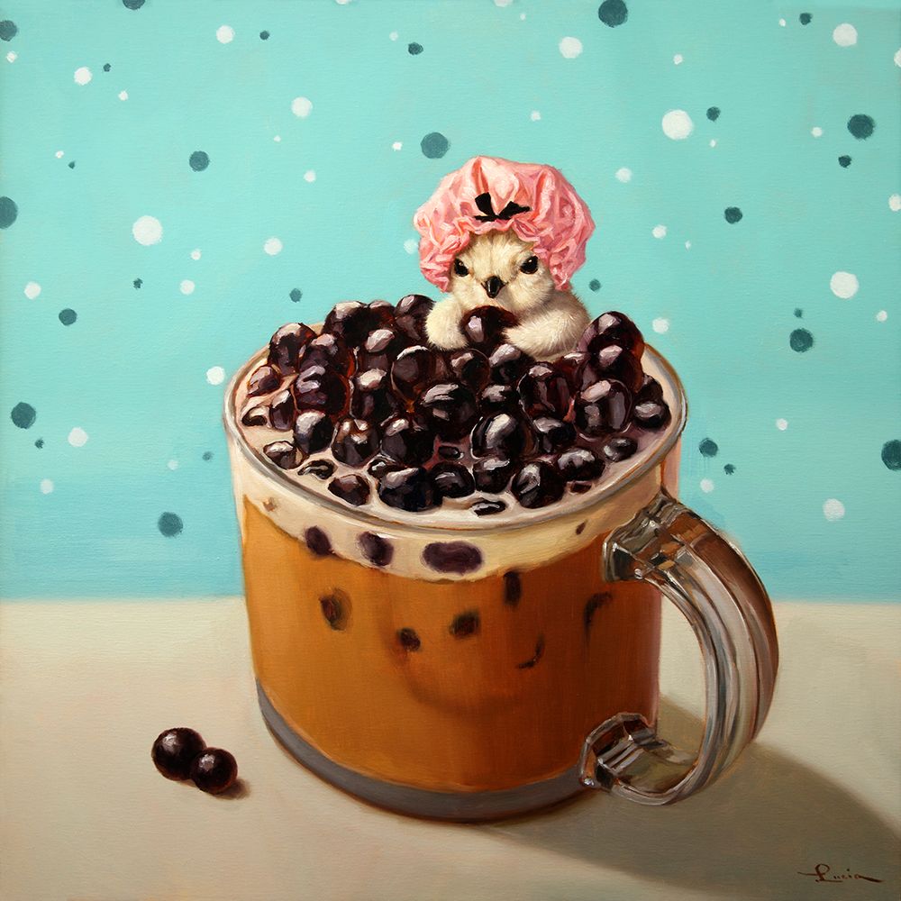 Boba Bath art print by Lucia Heffernan for $57.95 CAD