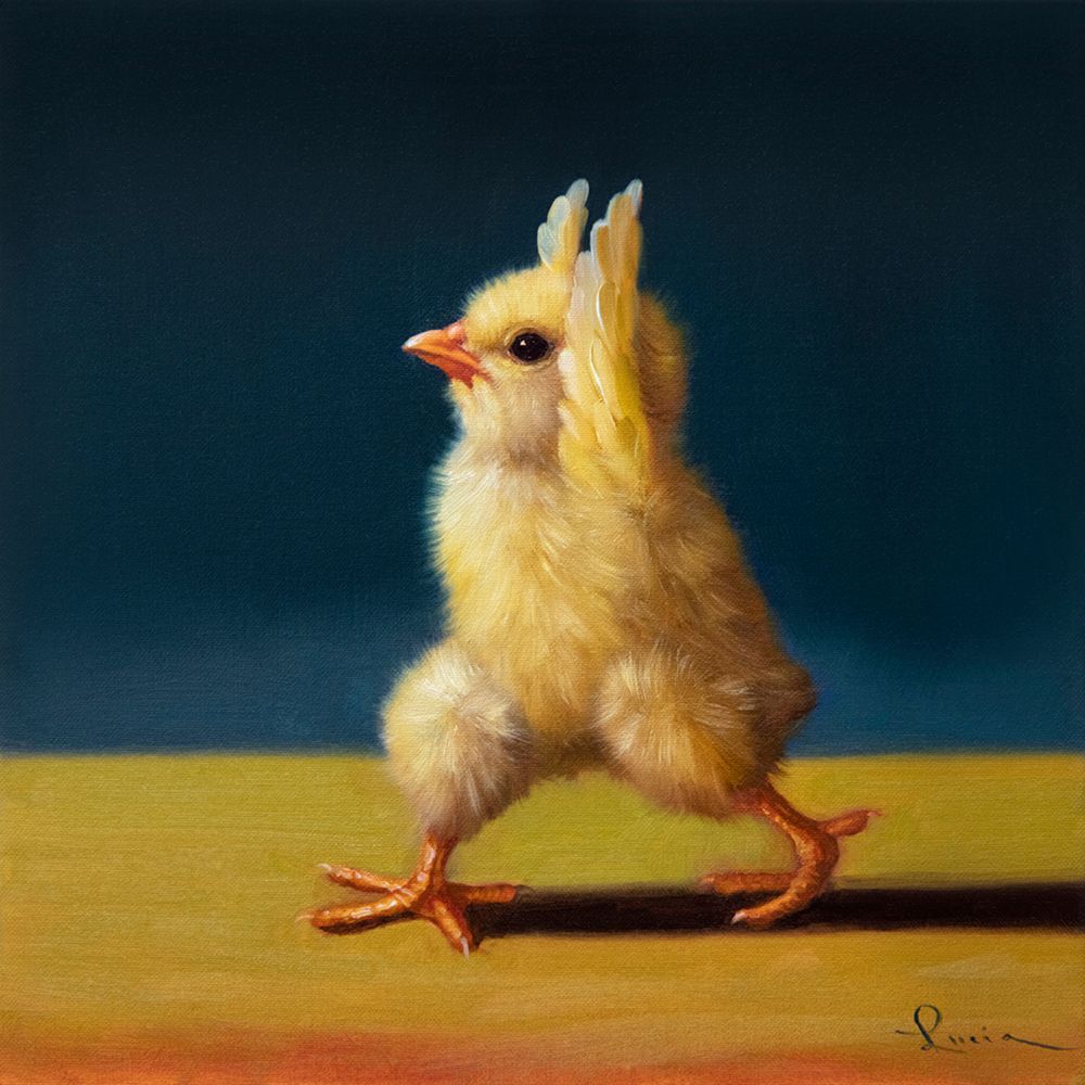 Yoga Chick Warrior 1 art print by Lucia Heffernan for $57.95 CAD