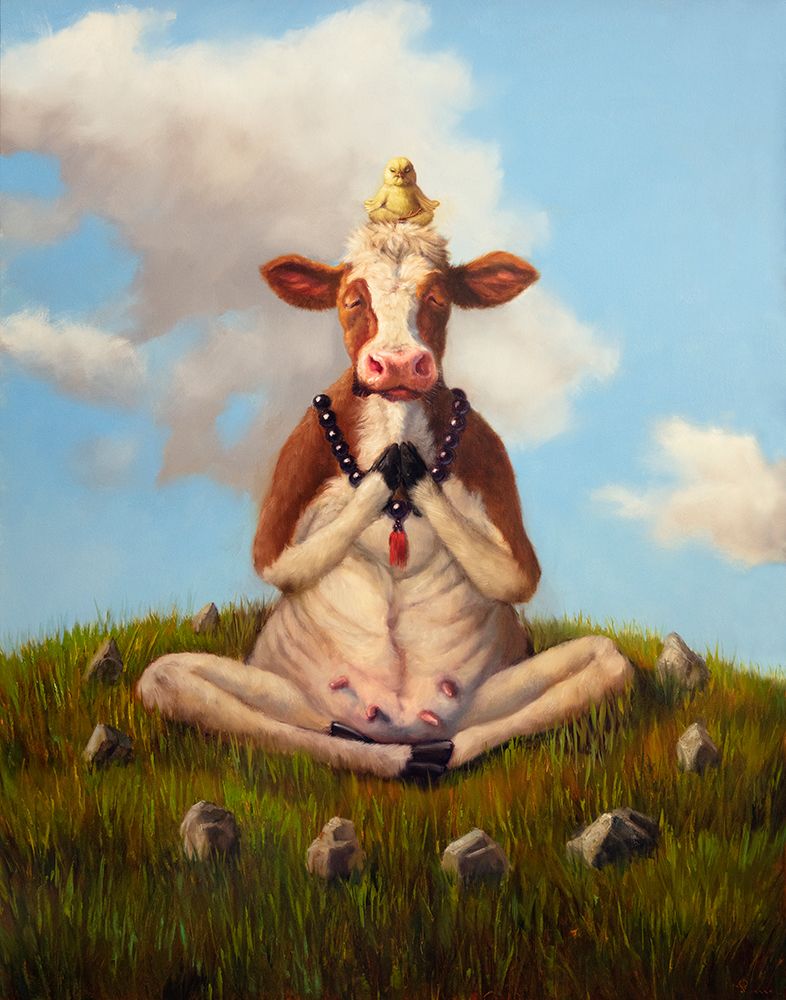 Cowtopia art print by Lucia Heffernan for $57.95 CAD