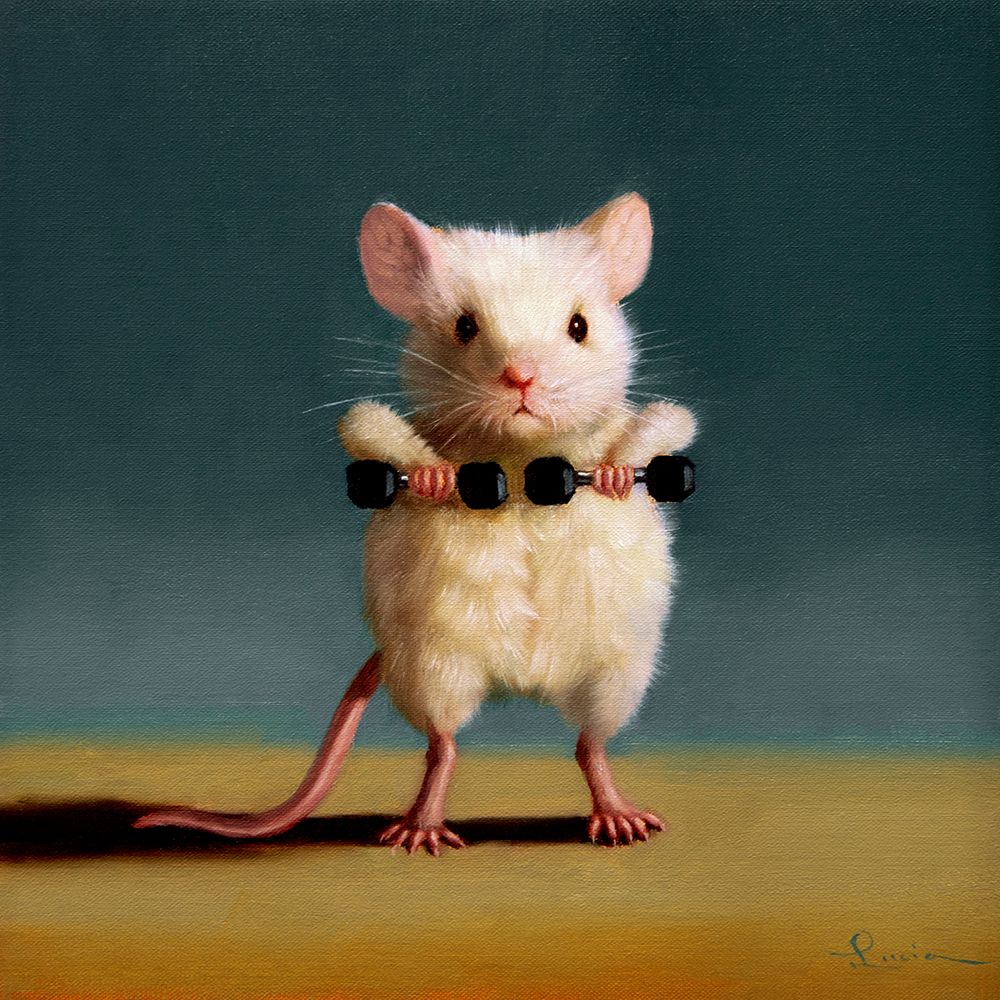 Gym Rat Upright Row art print by Lucia Heffernan for $57.95 CAD