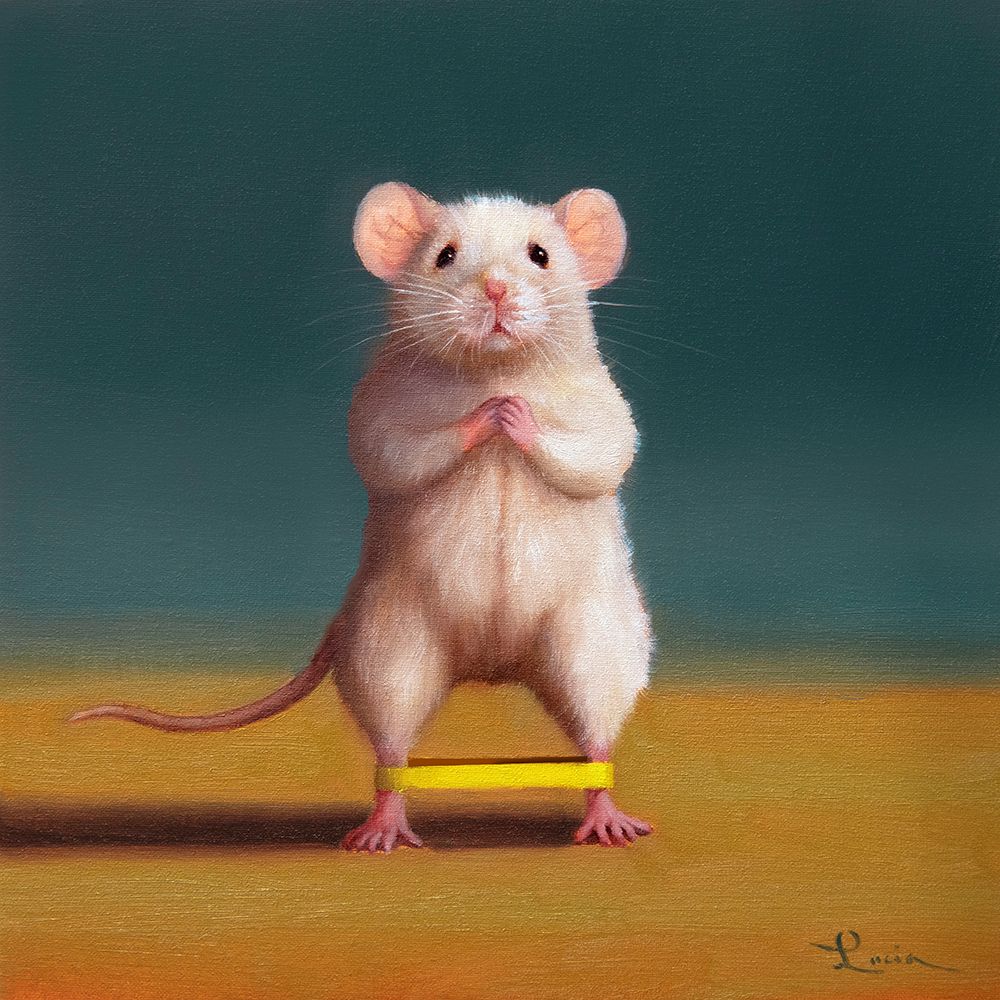 Gym Rat Duck Walk art print by Lucia Heffernan for $57.95 CAD