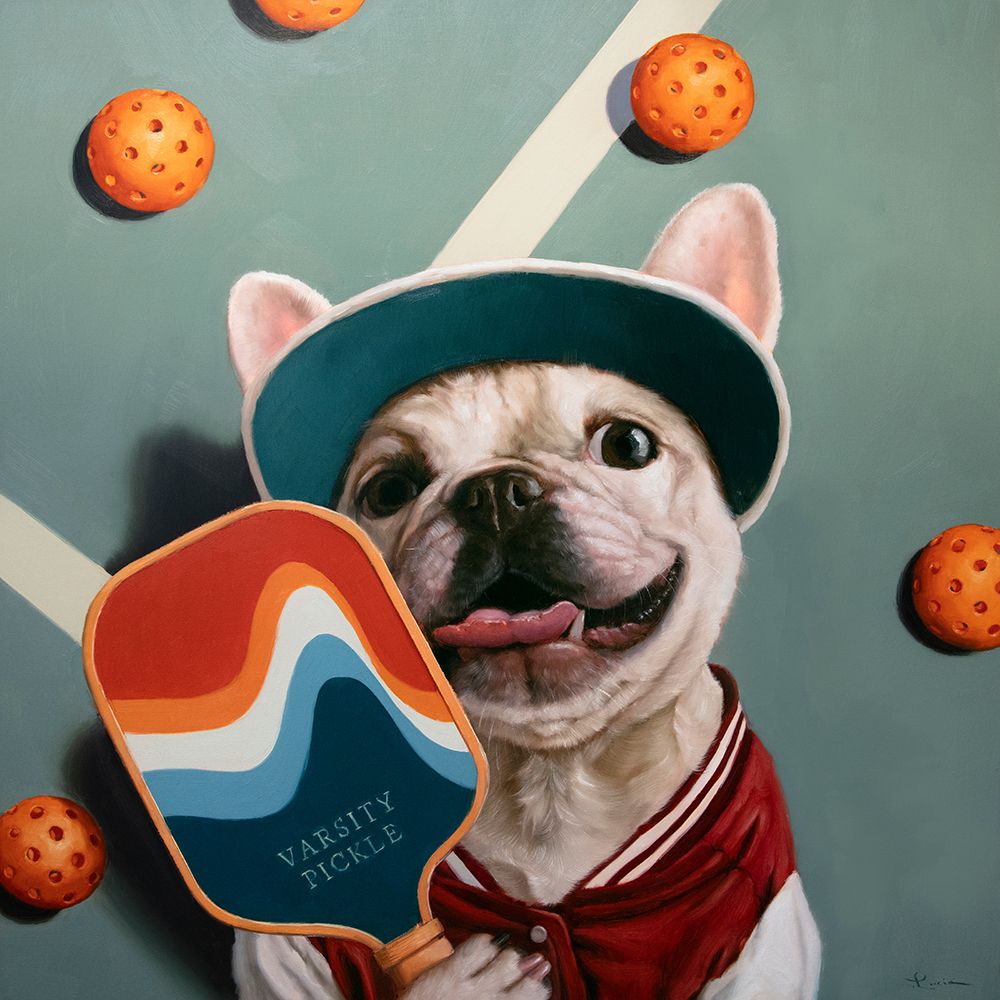 Varsity Pickle art print by Lucia Heffernan for $57.95 CAD