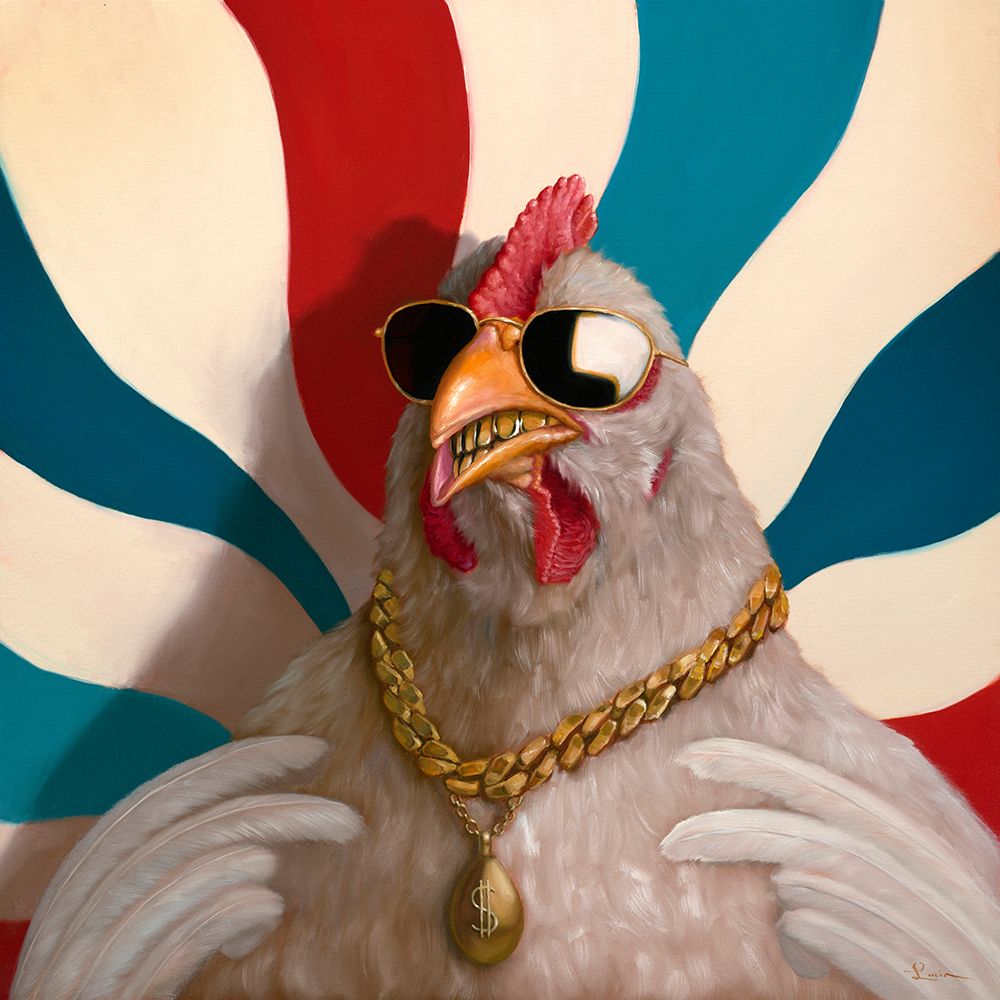 Grill Chicken art print by Lucia Heffernan for $57.95 CAD