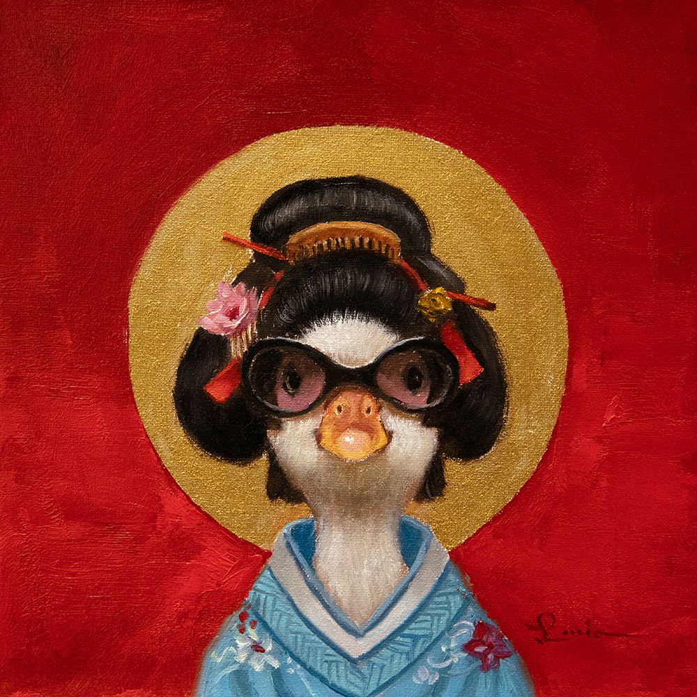Geisha Duck art print by Lucia Heffernan for $57.95 CAD