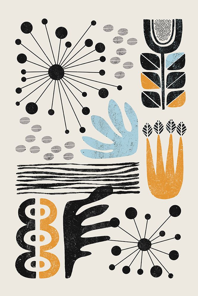 Abstract Garden 2 art print by Ioana Horvat for $57.95 CAD