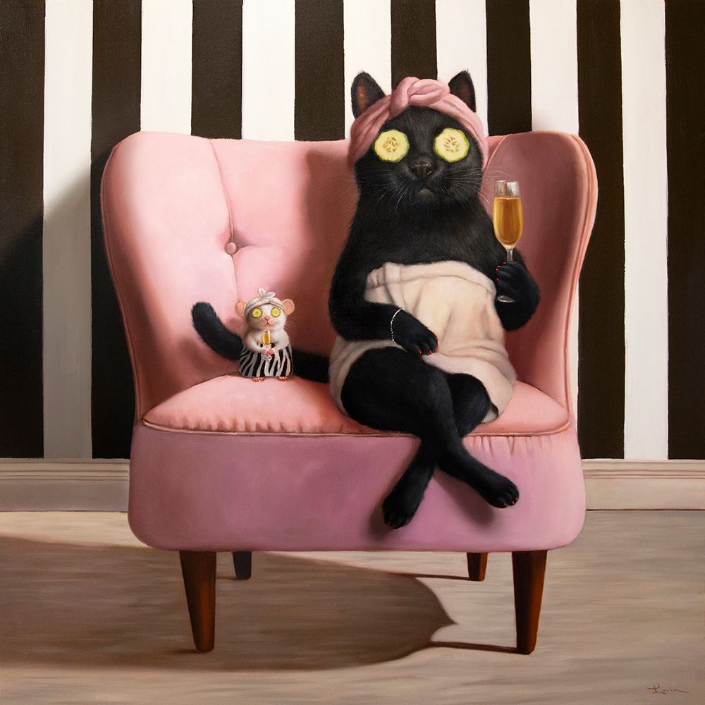 Pamper Party art print by Lucia Heffernan for $57.95 CAD