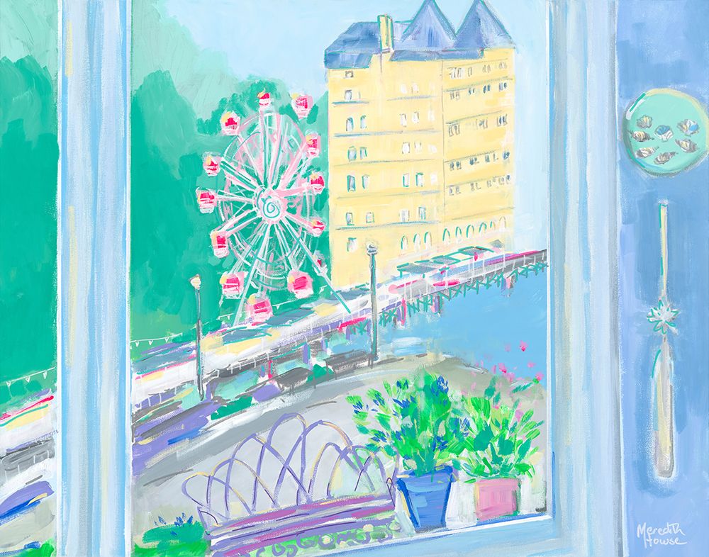 Summer on LLandudno Pier art print by Meredith Howse for $57.95 CAD