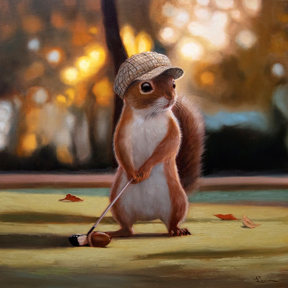 Golf Nut art print by Lucia Heffernan for $57.95 CAD