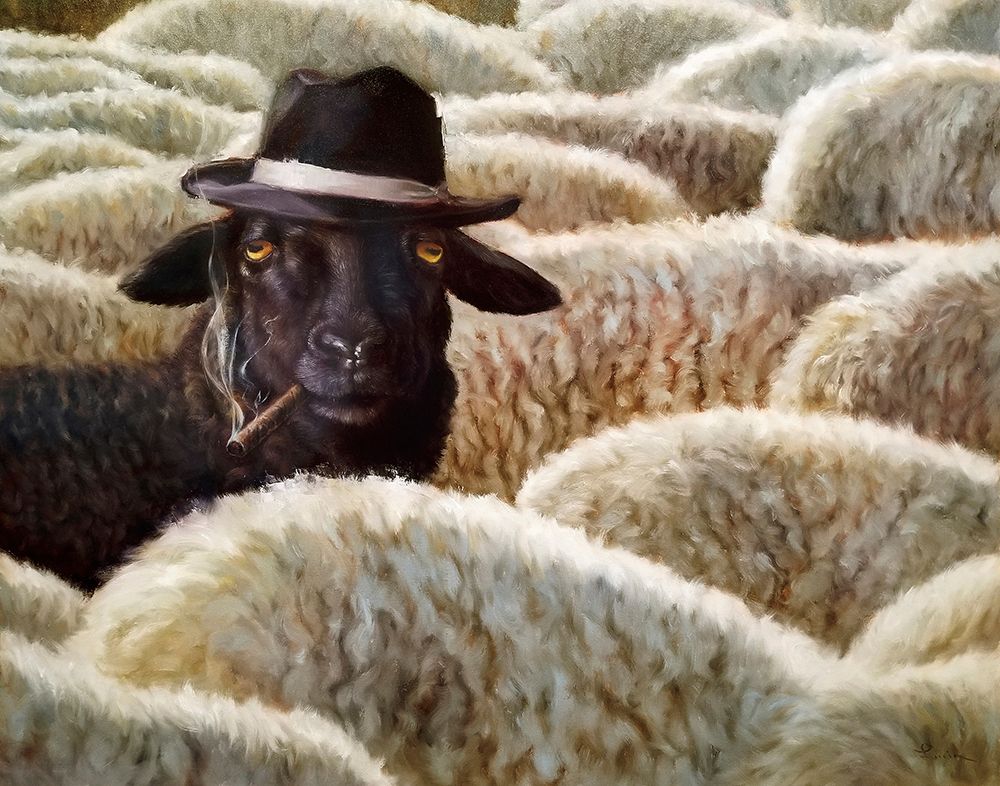 The Black Sheep art print by Lucia Heffernan for $57.95 CAD