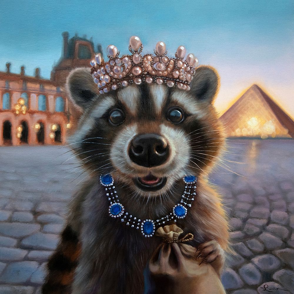 Louvre Loot art print by Lucia Heffernan for $57.95 CAD