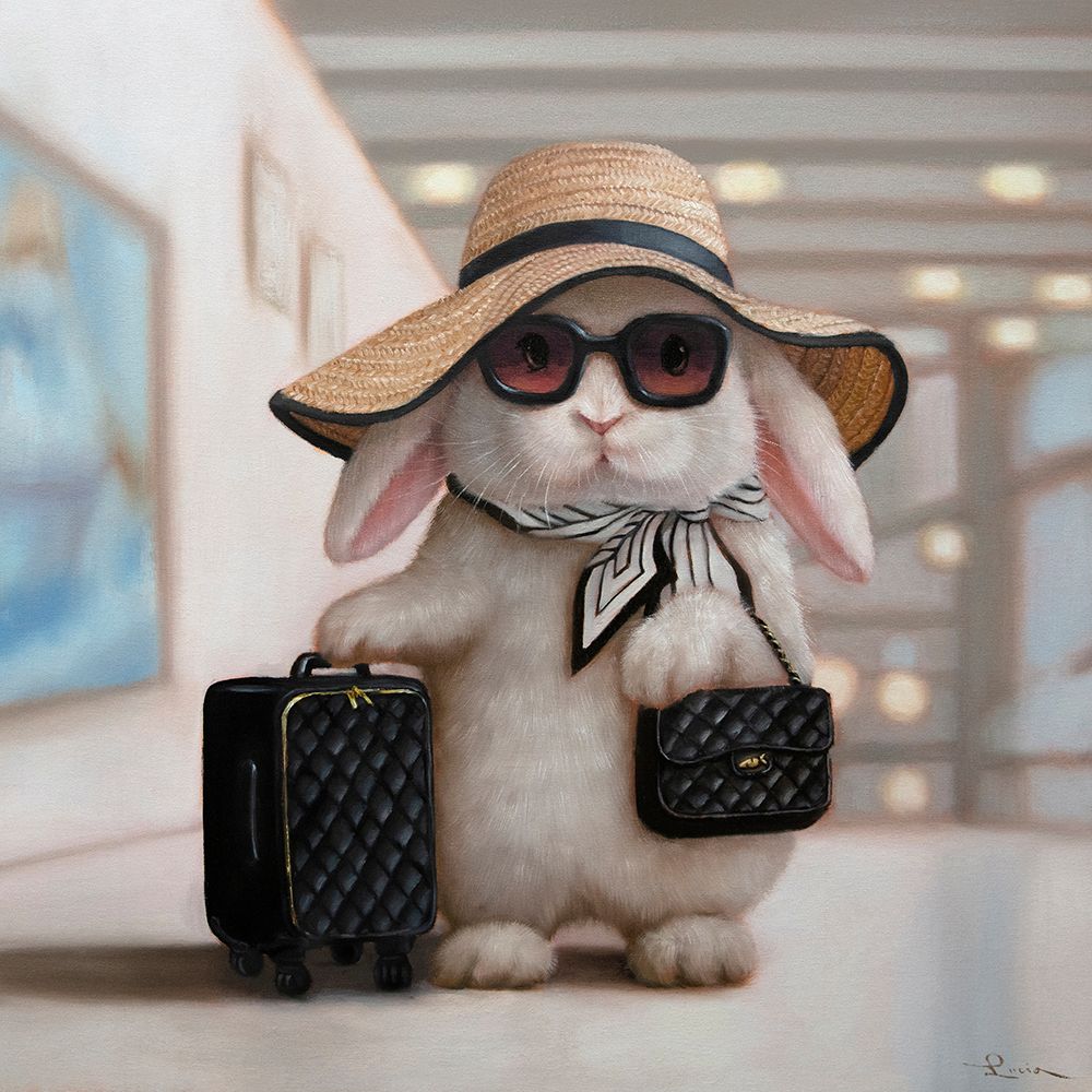 Bun Voyage I art print by Lucia Heffernan for $57.95 CAD