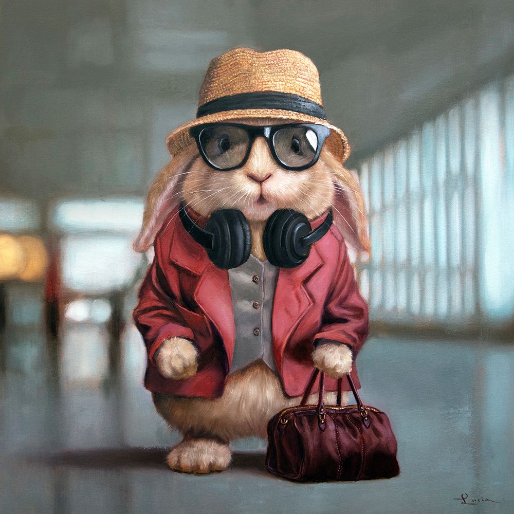 Bun Voyage II art print by Lucia Heffernan for $57.95 CAD