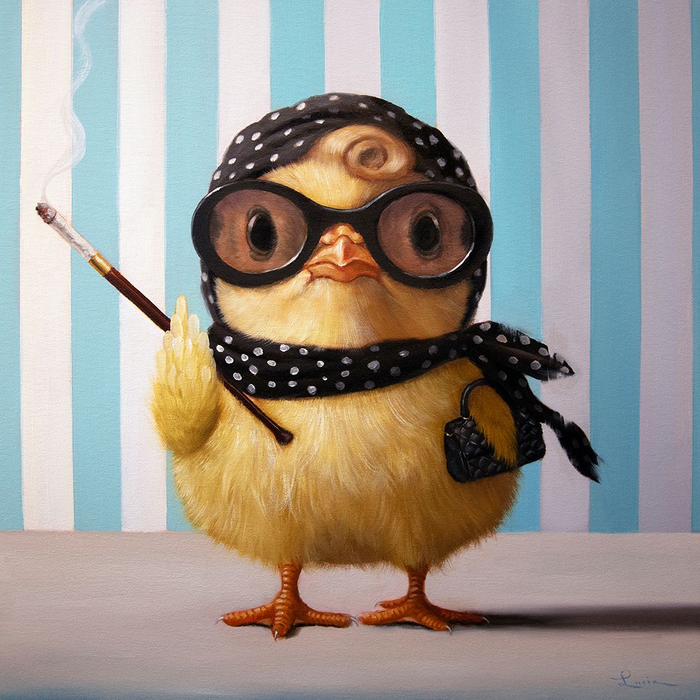 Audrey Henburn art print by Lucia Heffernan for $57.95 CAD