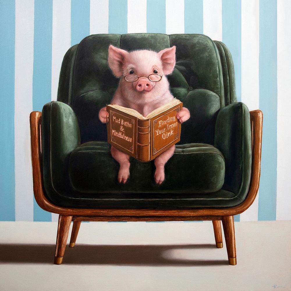 Piglosophy art print by Lucia Heffernan for $57.95 CAD