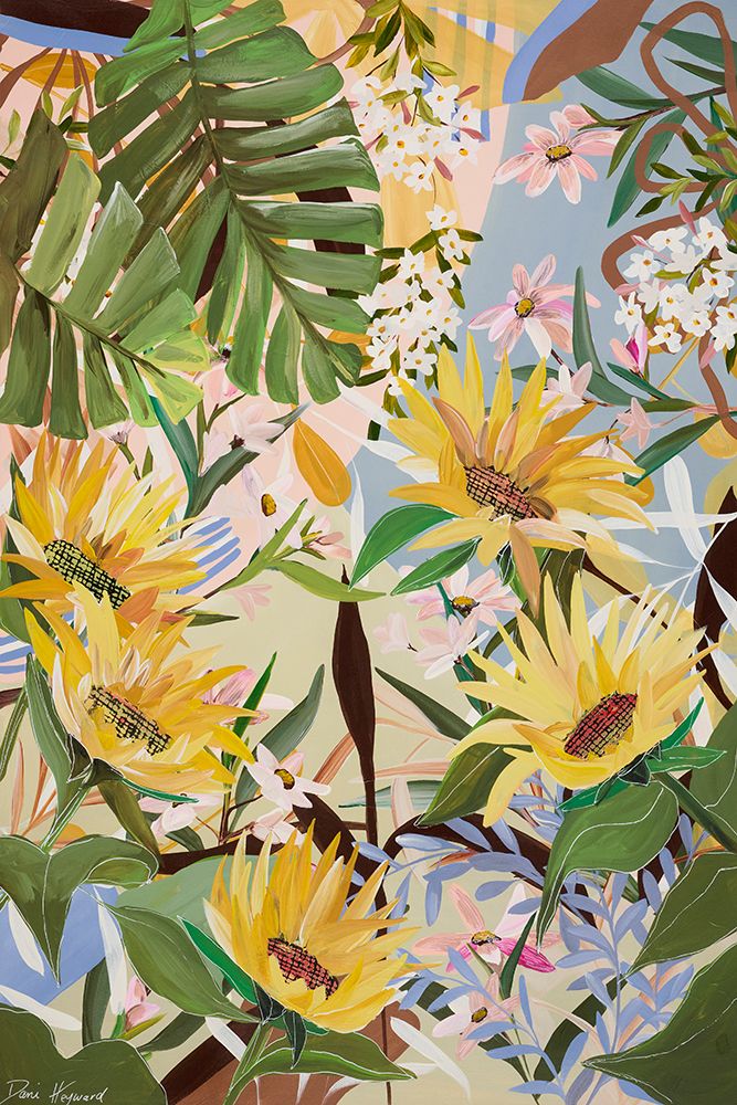 Sunflowers art print by Dani Heyward for $57.95 CAD