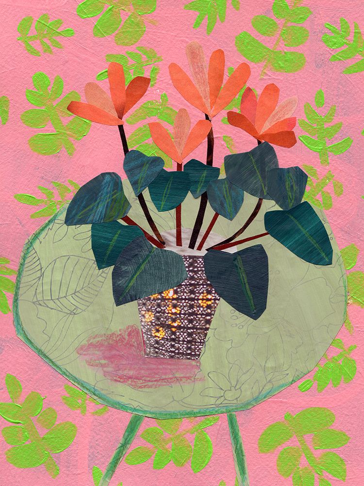 Matisse Inspired Still Life With Red Flowers art print by Shelley Hampe for $57.95 CAD