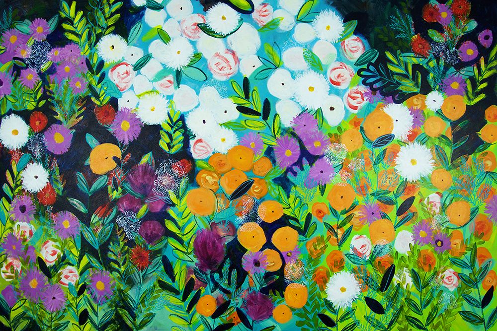 Midnight Garden art print by Shelley Hampe for $57.95 CAD