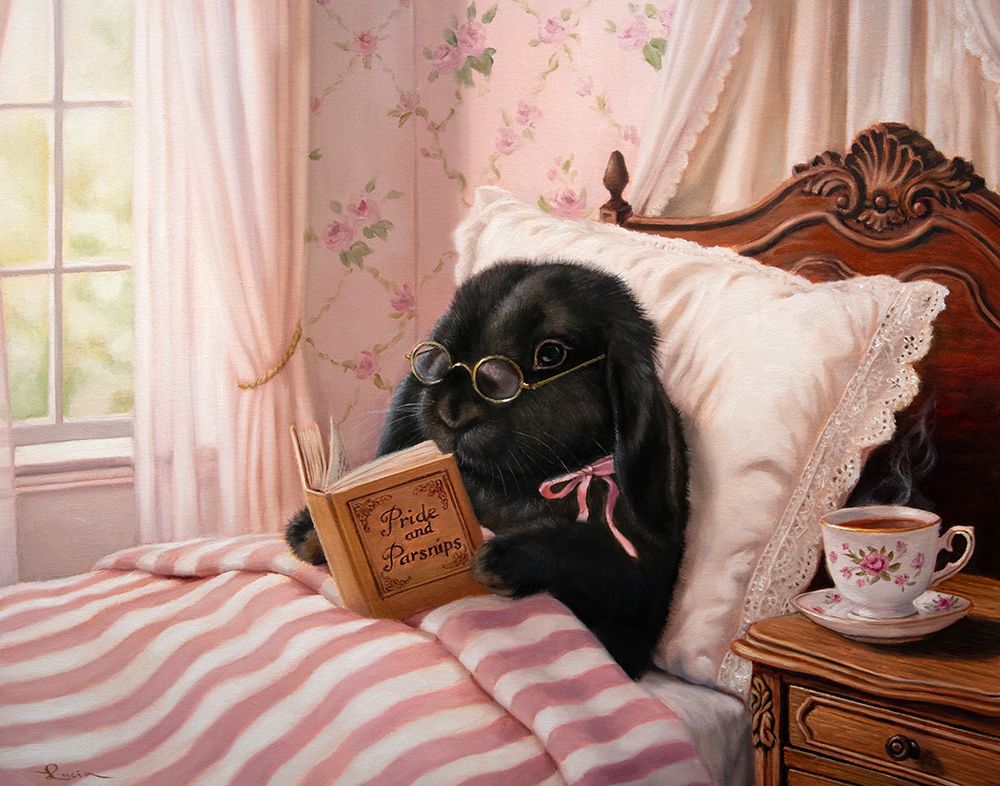 Burrowed in a Book art print by Lucia Heffernan for $57.95 CAD
