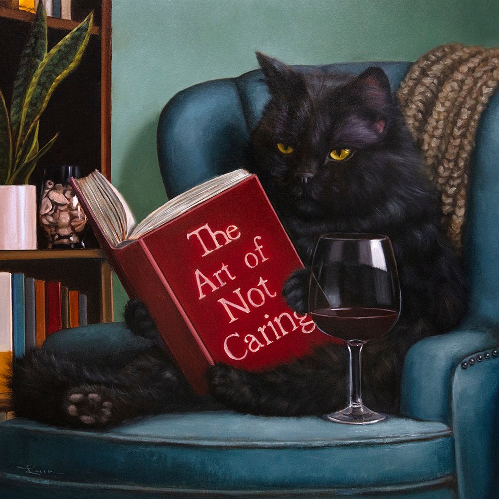 Schrodingers Cat art print by Lucia Heffernan for $57.95 CAD