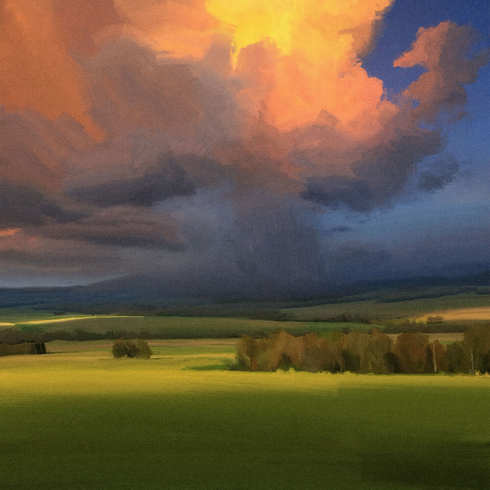 Celestial Storm art print by Iranzye for $57.95 CAD