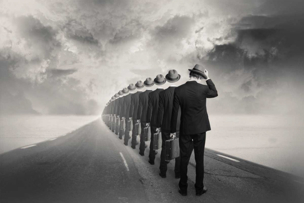 Get in Line art print by Tommy Ingberg for $57.95 CAD