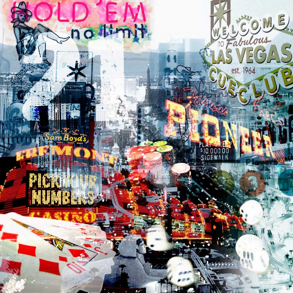 Las Vegas art print by GraphINC for $57.95 CAD