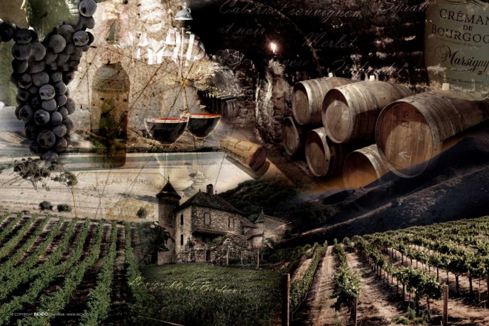 Wine art print by GraphINC for $57.95 CAD