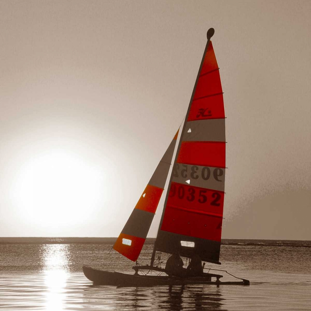 Sailboat Sunset art print by PhotoINC Studio for $57.95 CAD