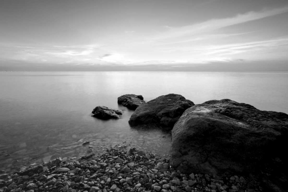 Rocks on Beach art print by PhotoINC Studio for $57.95 CAD