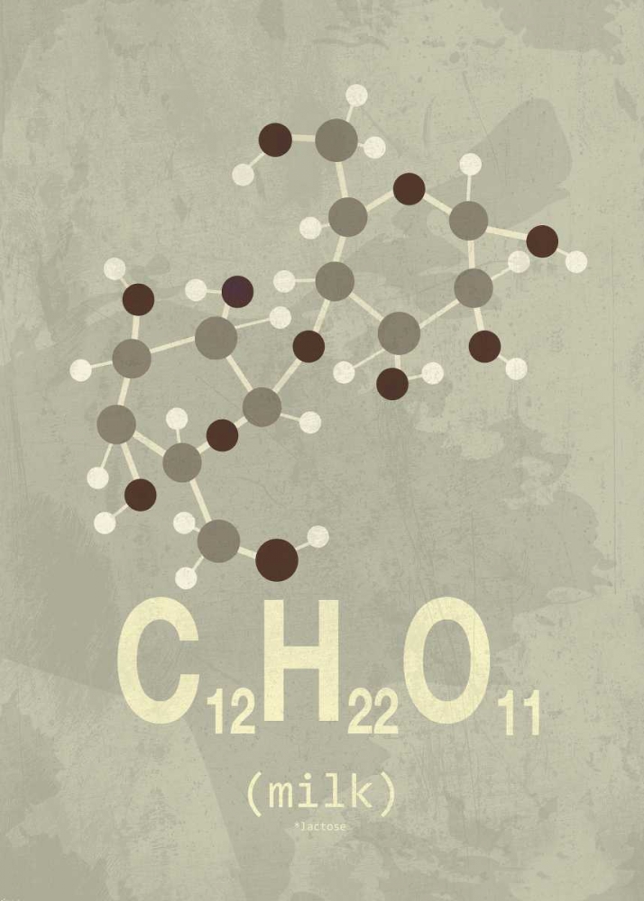 Molecule Milk art print by TypeLike for $57.95 CAD