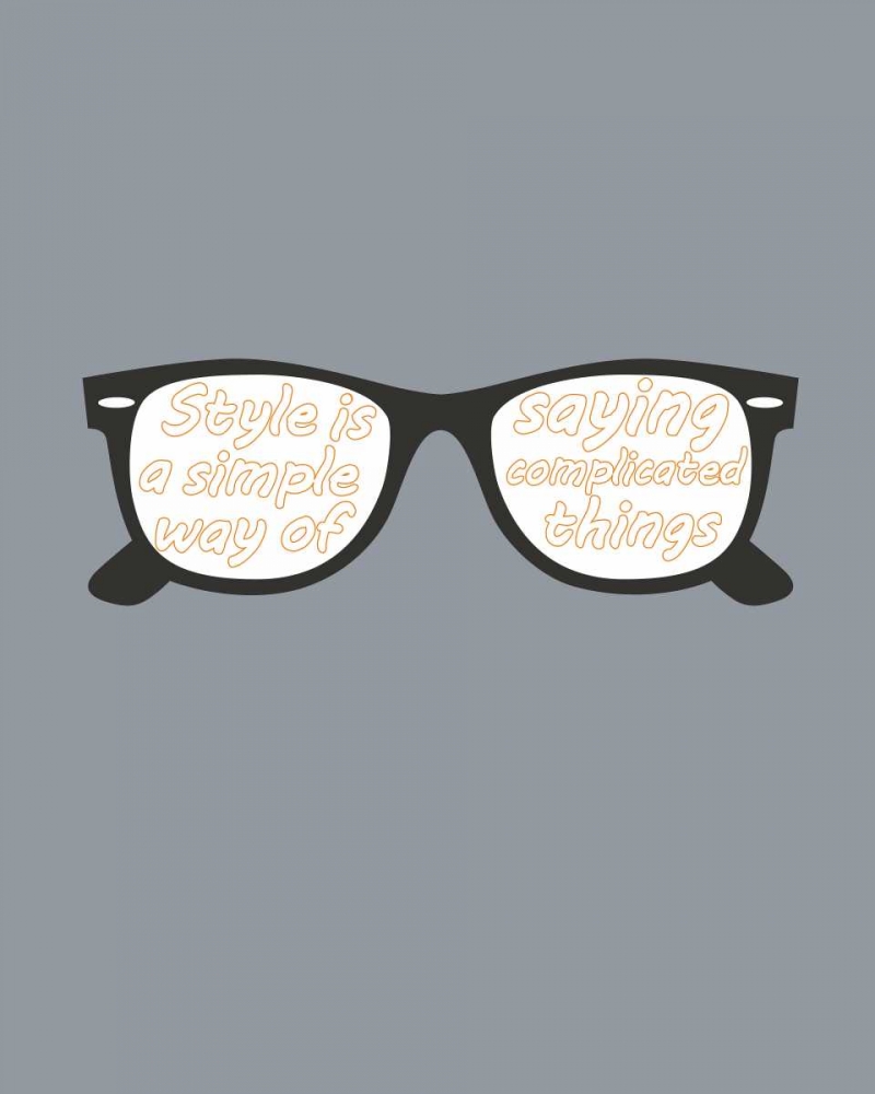 Glasses art print by GraphINC for $57.95 CAD